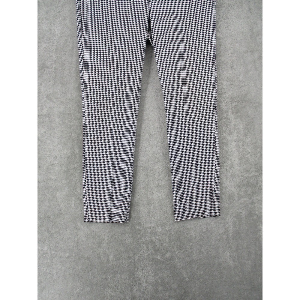Adrianna Papell Pants Womens 8 Houndstooth Office Career Preppy Academia Knit - Picture 3 of 10